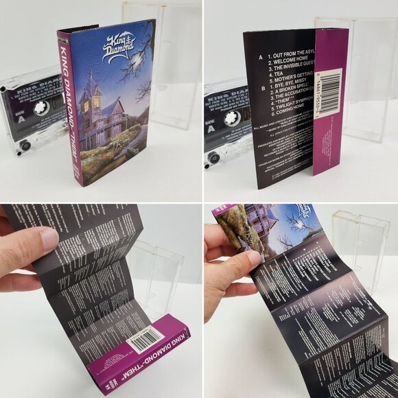 King Diamond Them Cassette Tape Heavy Metal 90s Vintage 1990 Roadrunner Tested - Picture 5 of 9